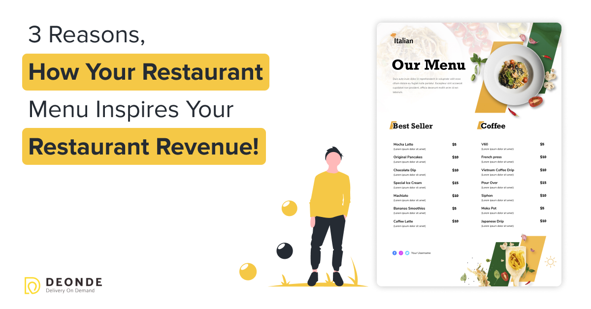 3 Reasons, How Your Restaurant Menu Inspires Your Restaurant Revenue!