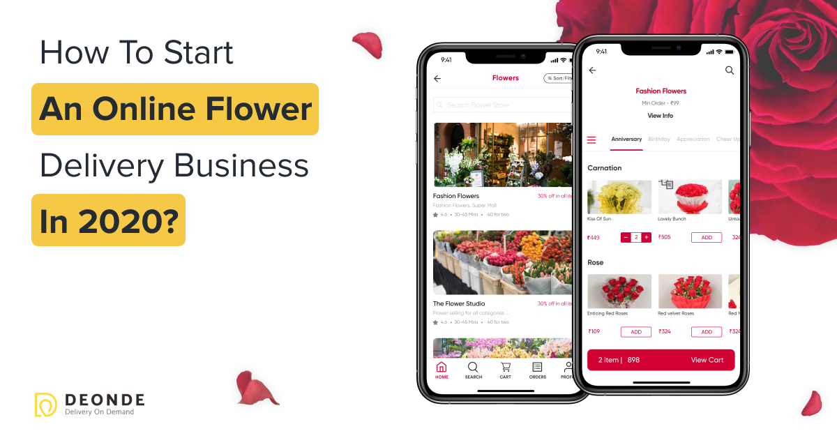 DeOnDe: How to start an online flower delivery business in 2020?