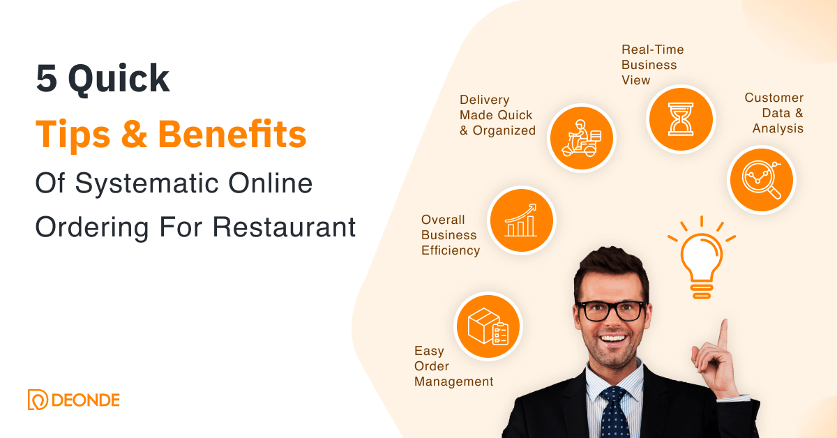 5 Quick Tips and Benefits of Systematic Online Ordering for Restaurant