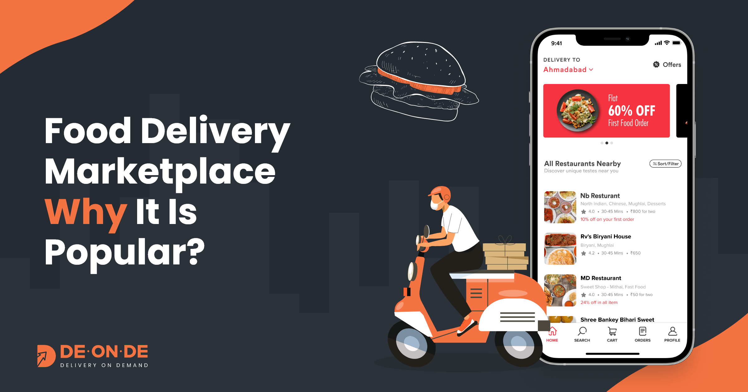 On-Demand Food Delivery Marketplace