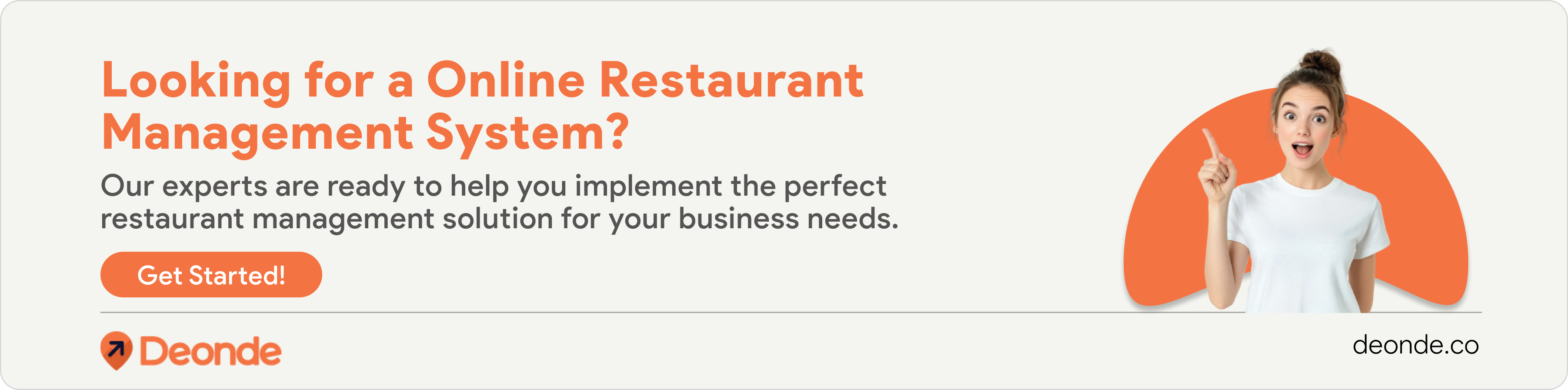Online restaurant management system