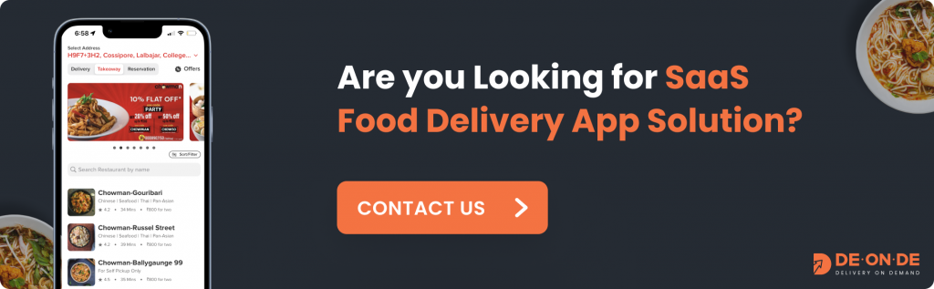Chowman Food Delivery App CTR