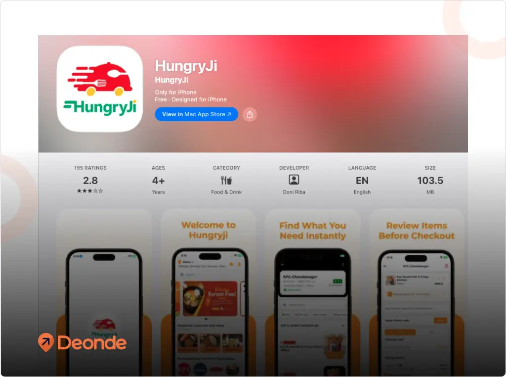 HungryJi - Online Food Delivery App