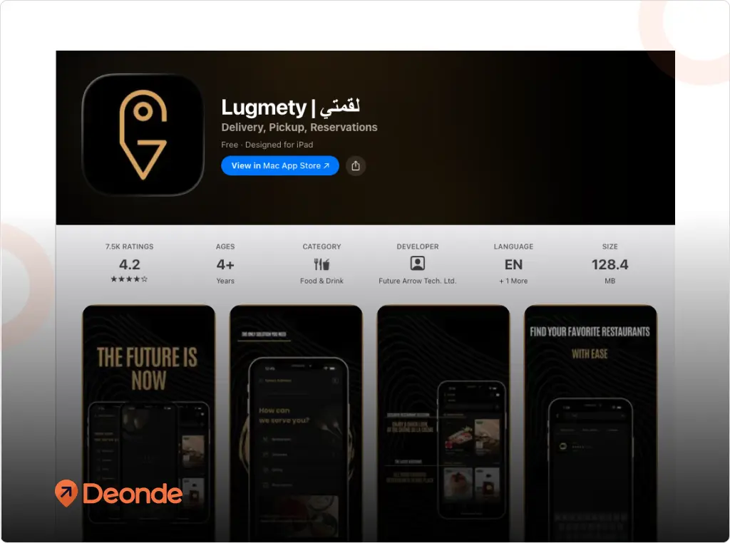 Lugmety -  New Food App in Saudi Arabia