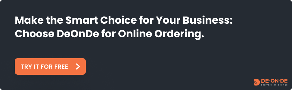 Choose DeOnDe for Online Ordering System