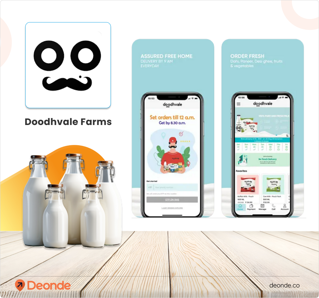 Doodhvale top Milk Delivery App