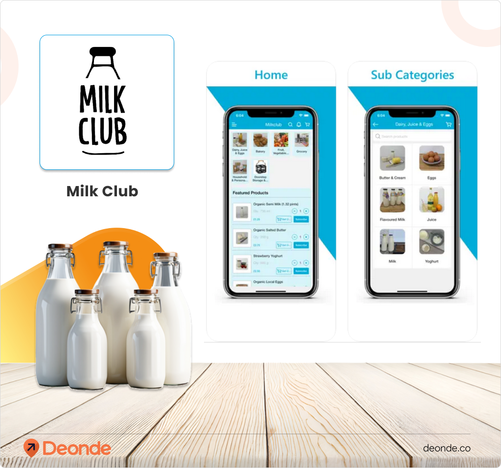 Milk Club top Milk Delivery App