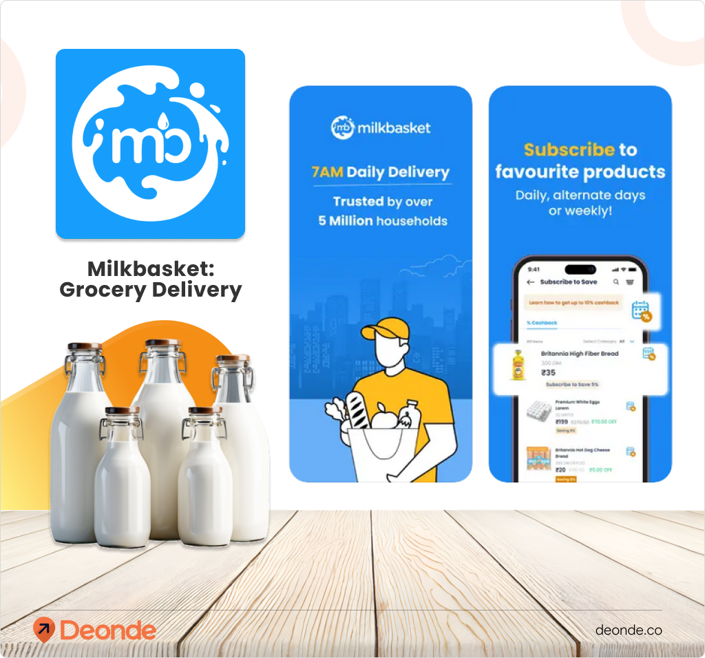 Milkbasket top Milk Delivery Apps