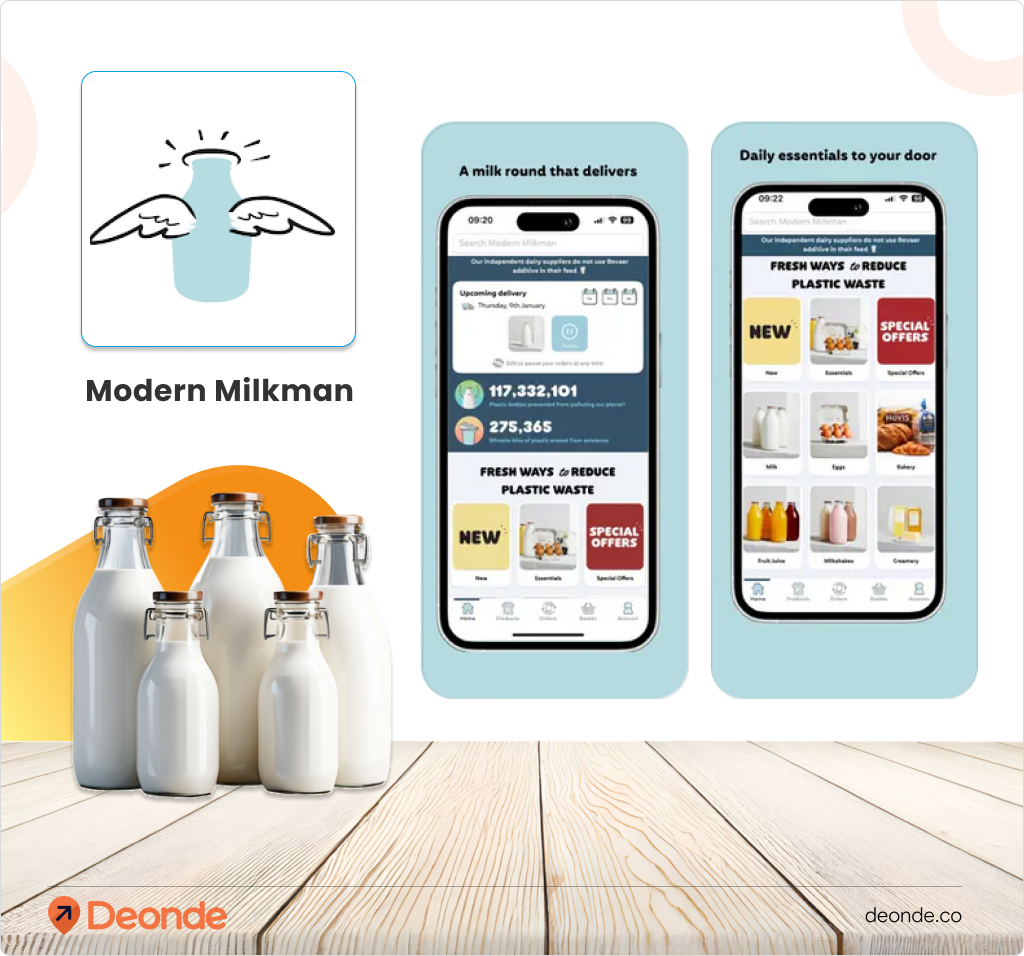 Modern Milkman top Milk Delivery App