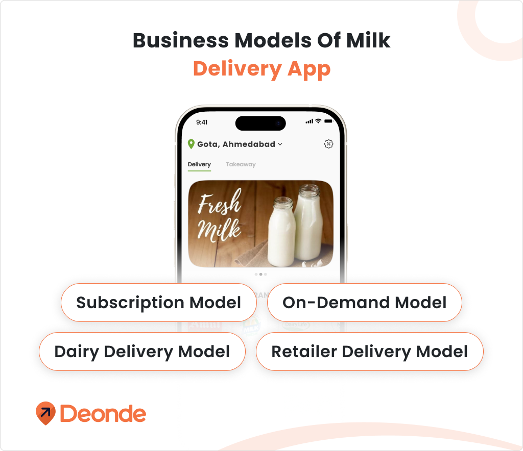 Business Models of Milk Delivery App
