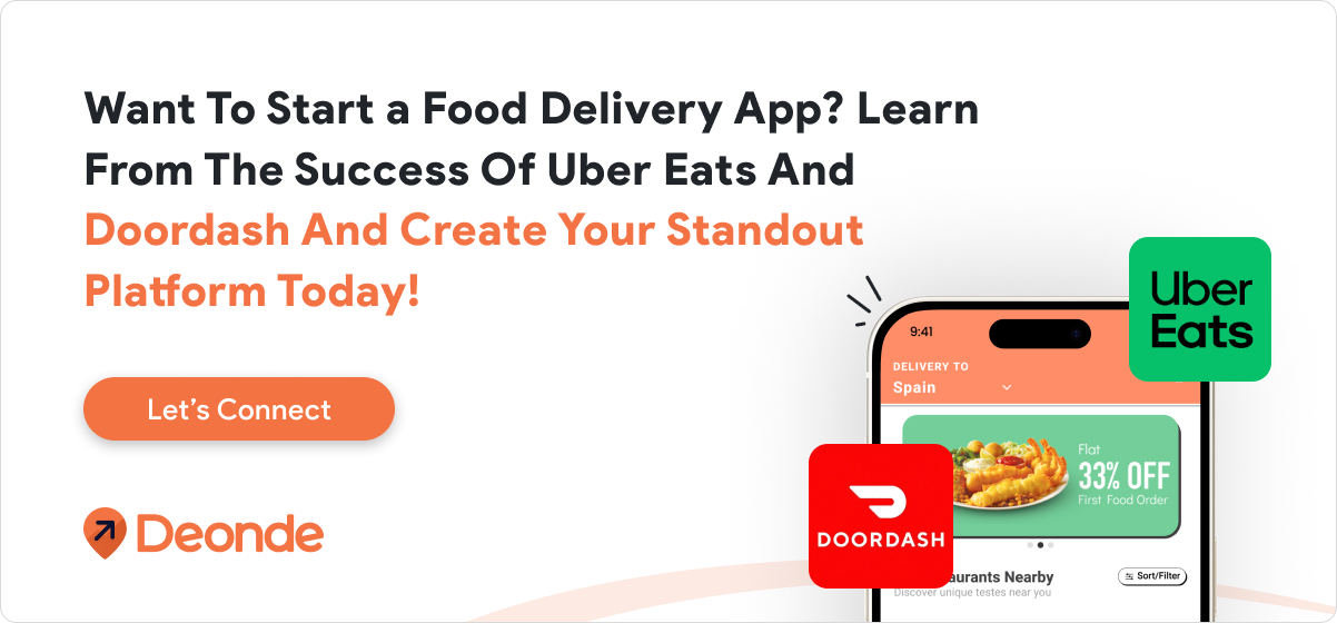 Want To Start a Food Delivery App Learn From The Success Of Uber Eats And Doordash And Create Your Standout Platform Today