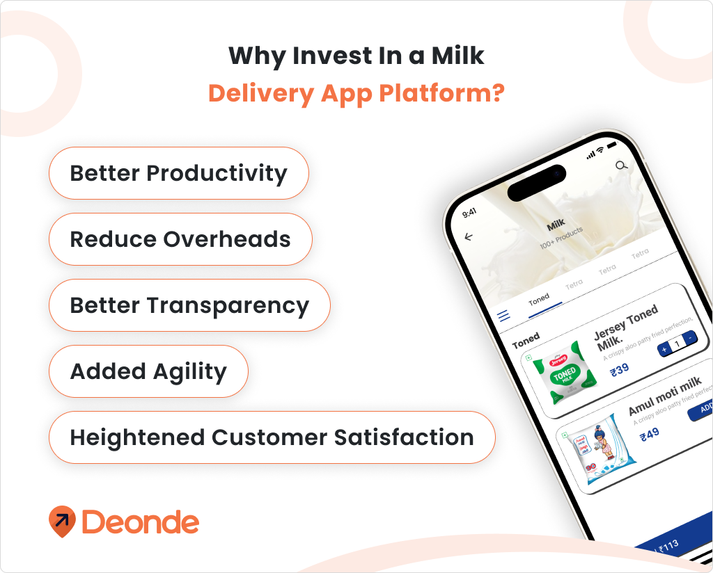 Why Invest in a Milk Delivery App Platform