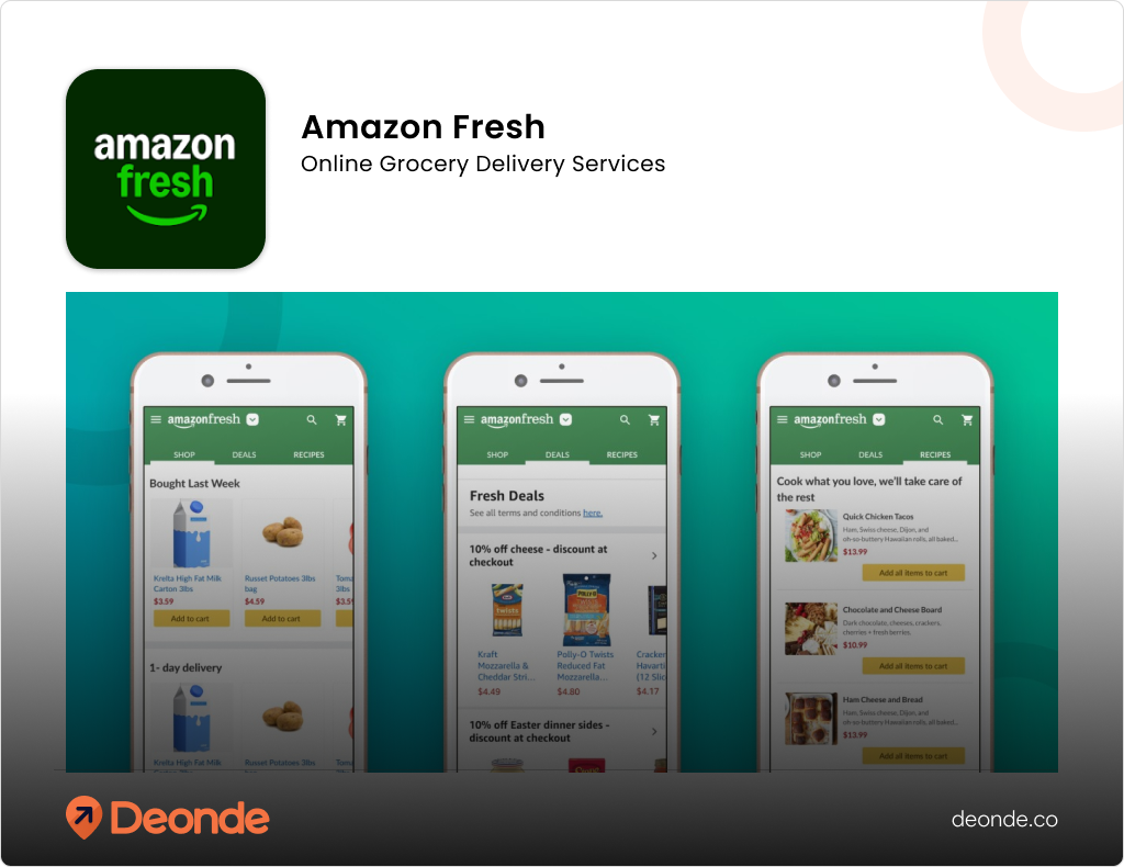 AmazonFresh Online Grocery Delivery App In USA 1