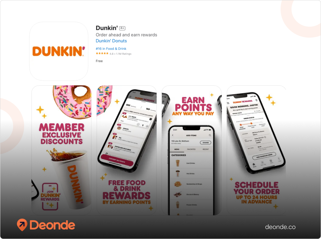 Donuts' DD Perks program rewards