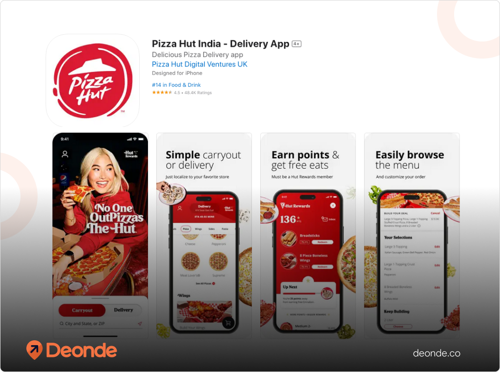 Hut Rewards from Pizza Hut