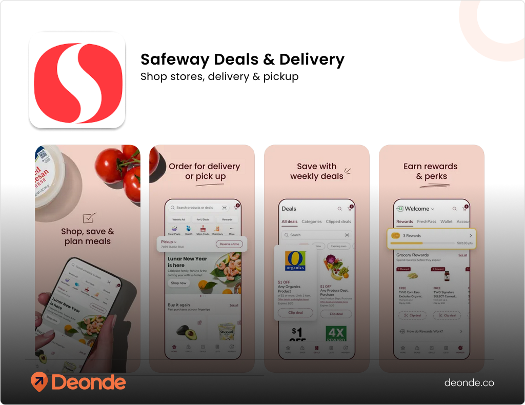 Safeway Online Grocery Delivery App In USA