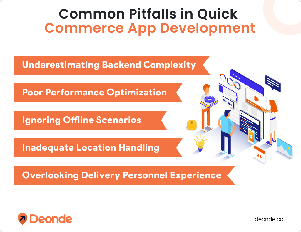 Common Pitfalls in Quick Commerce App Development