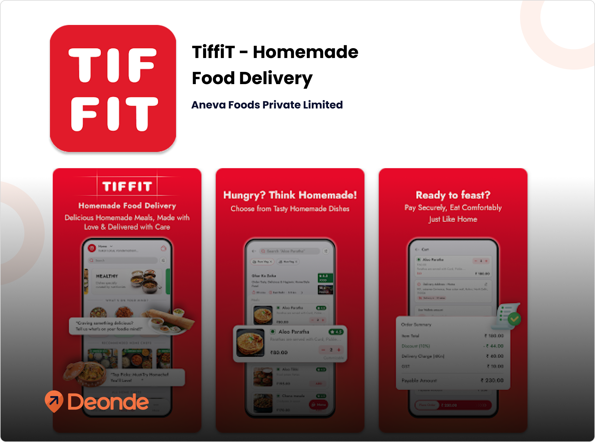 TiffiT - Homemade Food Delivery