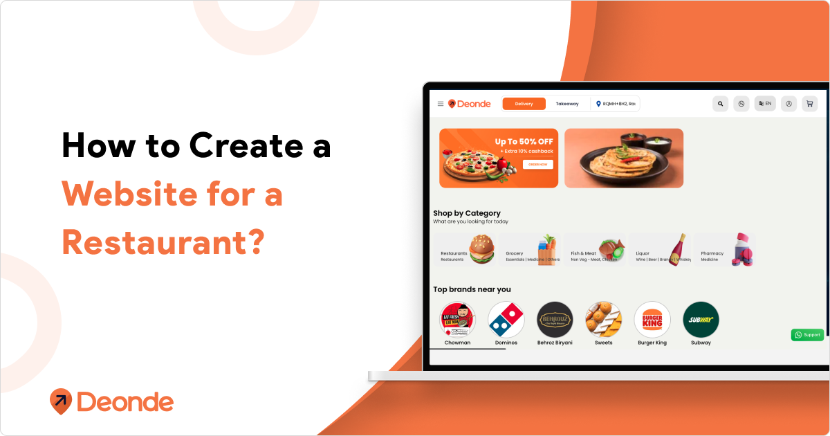 Create a Website for a Restaurant