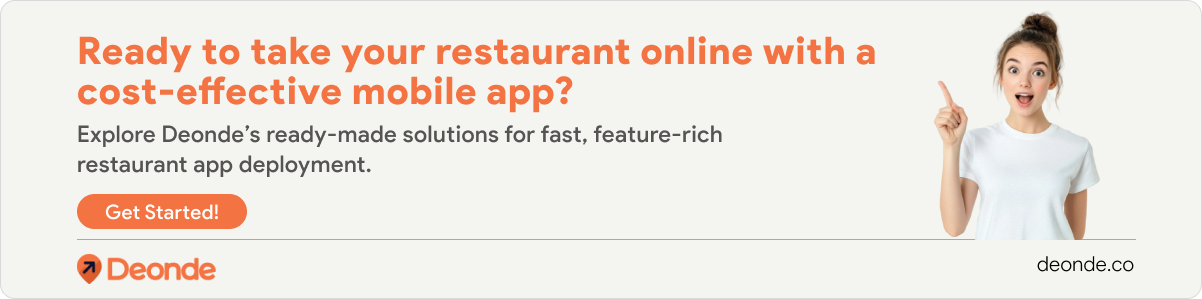 restaurant app development