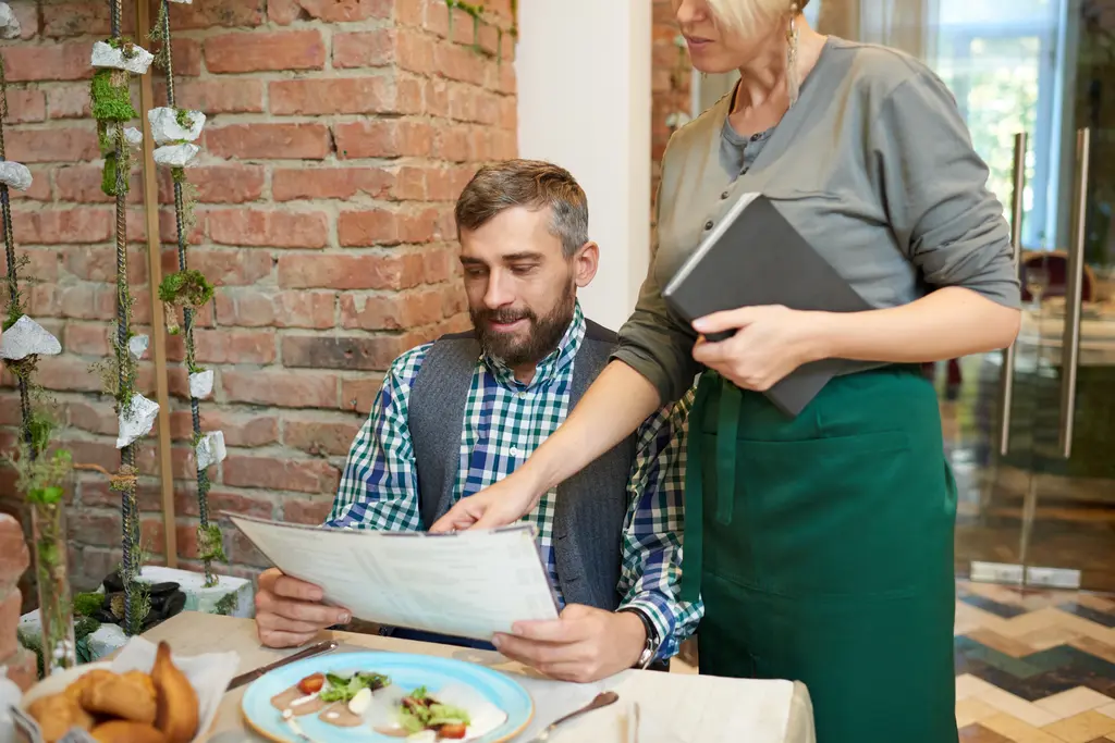 Present the Menu and Offer Guidance
