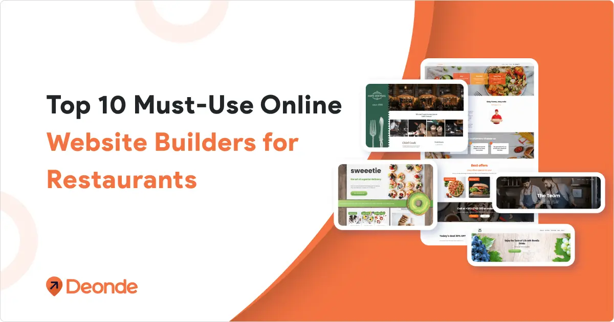 Top 10 Must-Use Online Website Builders for Restaurants