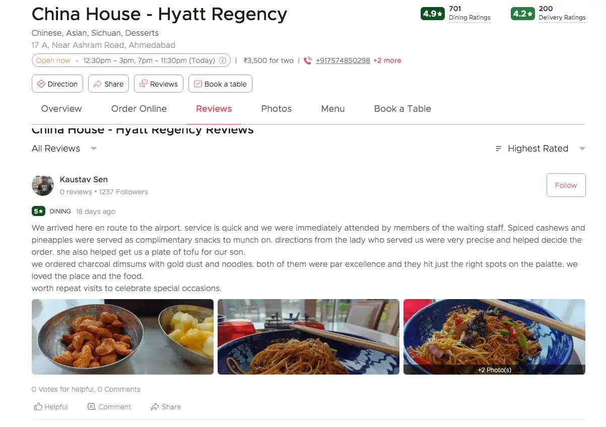 Master Zomato: Strategies to Boost Your Restaurant's Online Orders 4 Quality for Positive Reviews on zomato