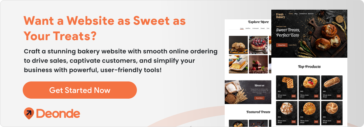 How To Make A Bakery Website? A Step-by-Step Guide 3 want a website as sweet as your treats
