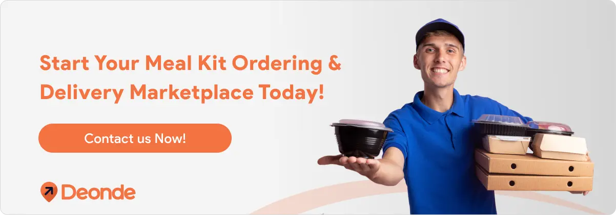 start ypur meal kit Odering & Delivery system