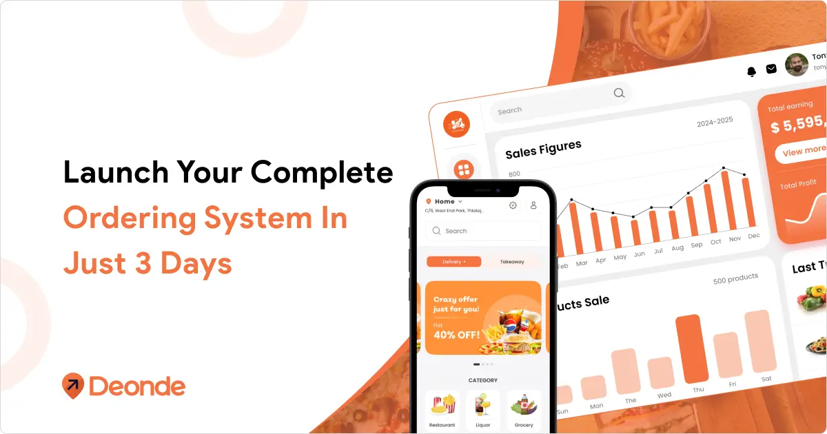 Launch Your Complete Ordering System In Just 3 Days