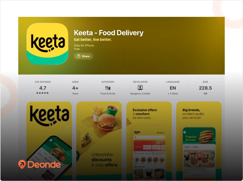 Keeta food delivery app Saudi Arabia On-Time Promise feature