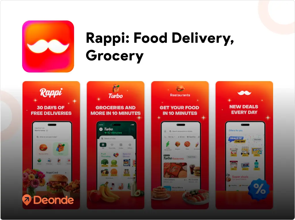 Top 15 Food Delivery Apps in Brazil (2026 Report) 4 Rappi