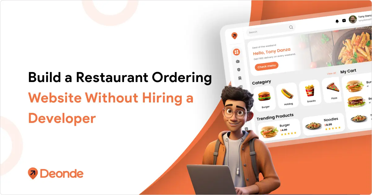 Build a Restaurant Ordering Website Without Hiring a Developer