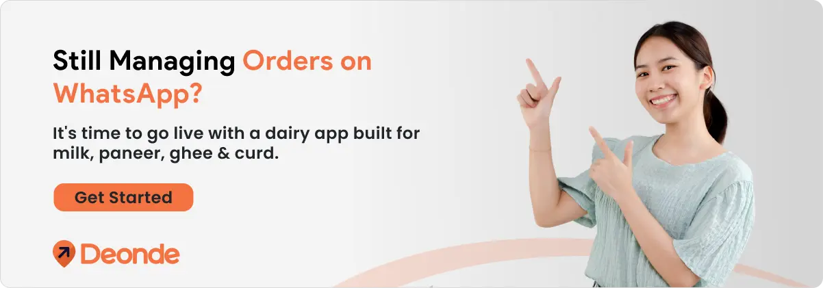 How to Build a Multi-Product Dairy Delivery App (Milk, Paneer, Ghee & Curd) 3 orders on whatsapp