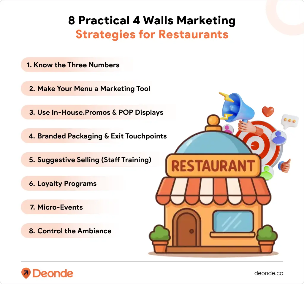 4 Walls Marketing Strategies for Restaurants