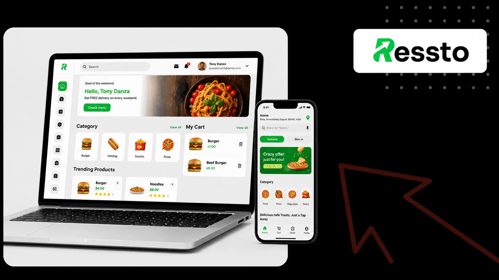 Top 10 Online Ordering System for Small-Multi Restaurants 7 Ressto-Online-Ordering-System