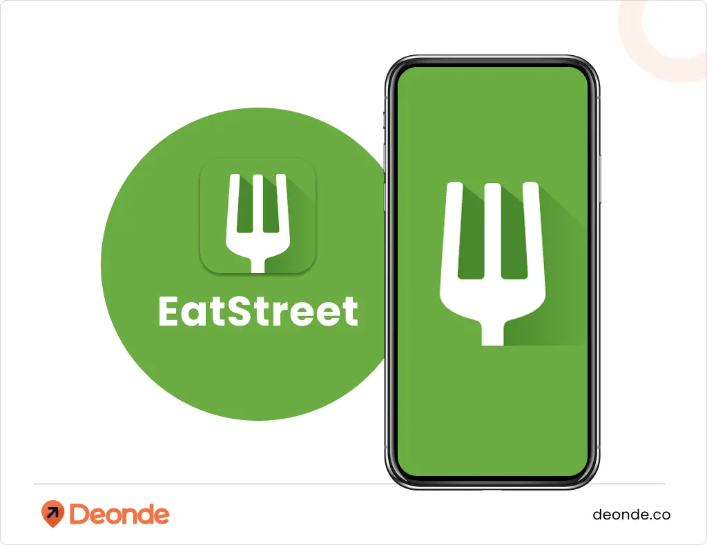 EatStreet app logo and interface