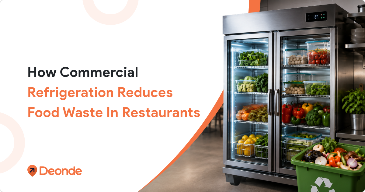 How Commercial Refrigeration Helps Reduce Food Waste in Restaurants