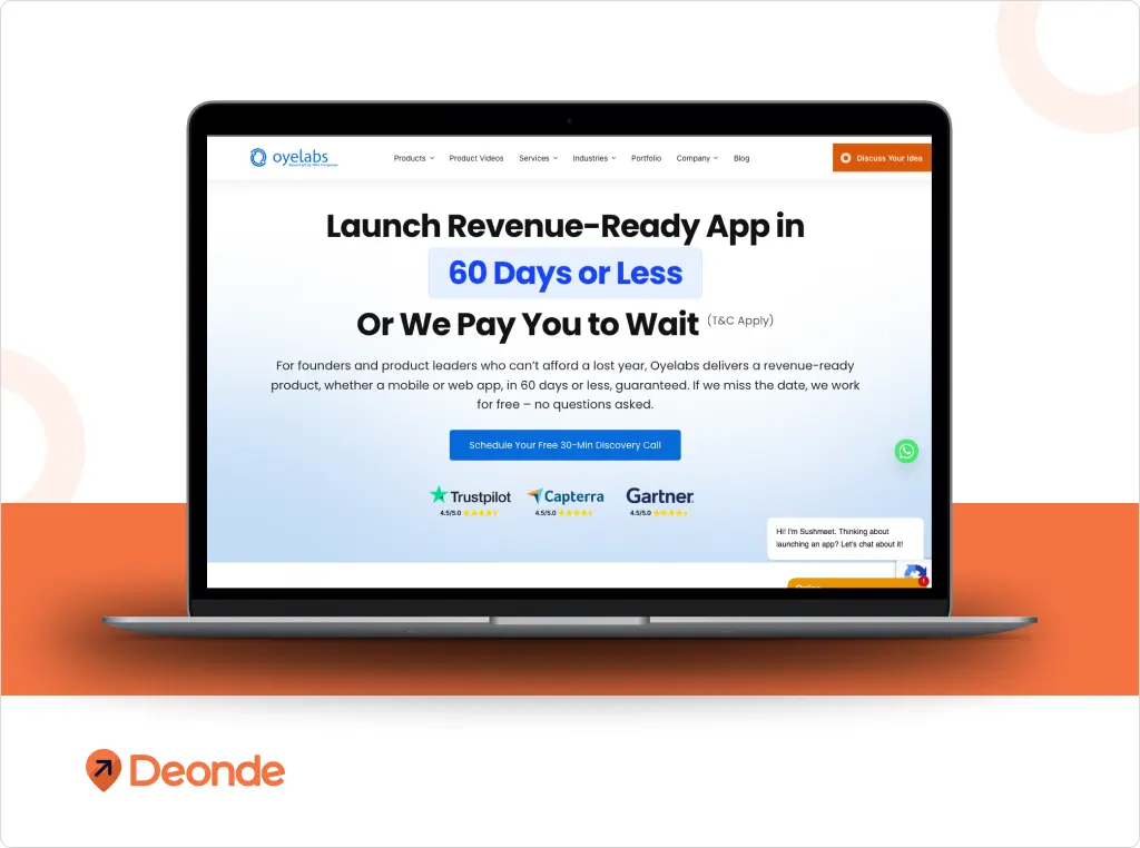 10 Best White Label Restaurant Software Platforms in 2026 12 Oyelabs food delivery and custom restaurant app development platform website homepage
