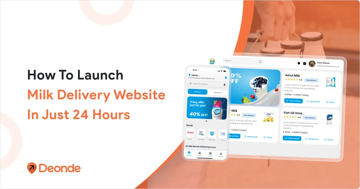 Milk Delivery Website in Just 24 Hours