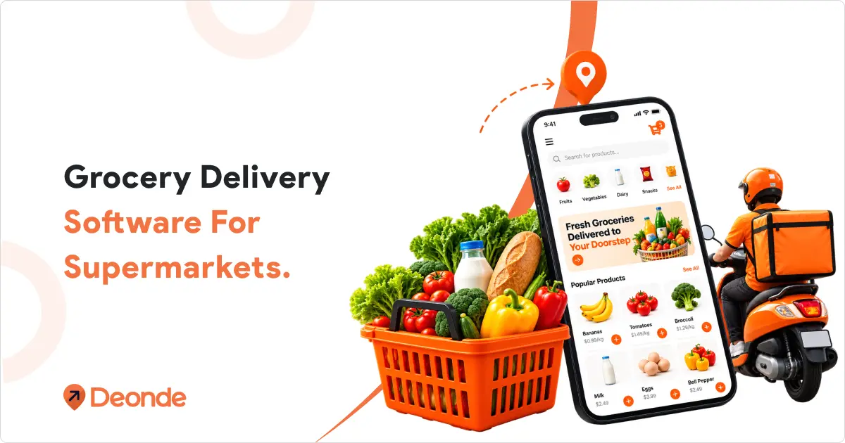 Grocery Delivery Software For Supermarket,