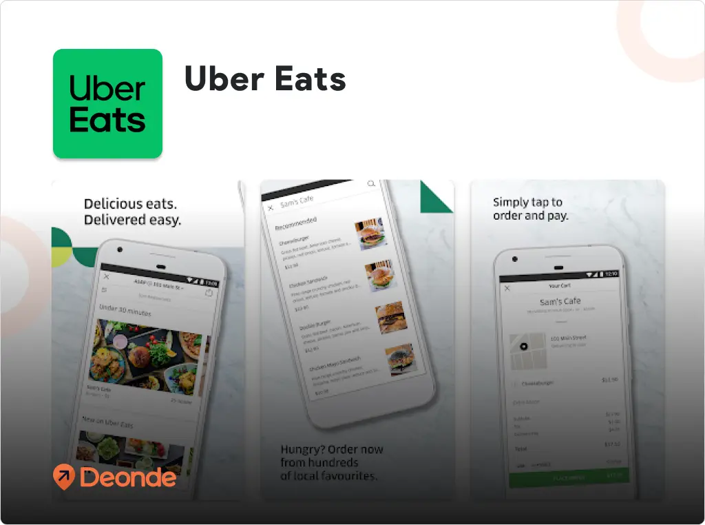 Top 8 Online Food Delivery Apps in Australia (2026) 3 Uber Eats Australia customer app screen