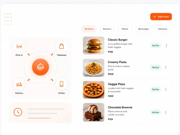 Restaurant menu adapts to how your restaurant runs