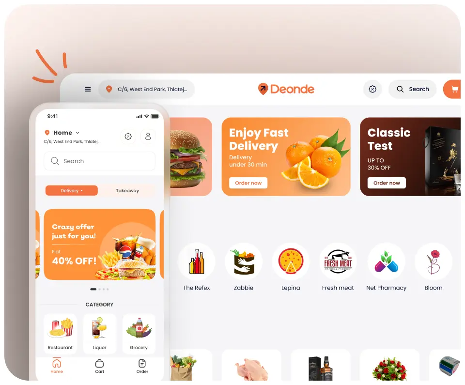 Mobile-optimized restaurant app for seamless performance