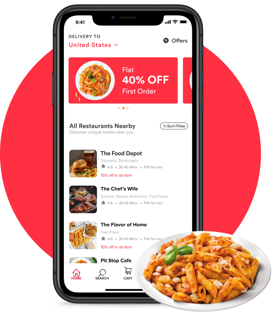 DoorDash clone app