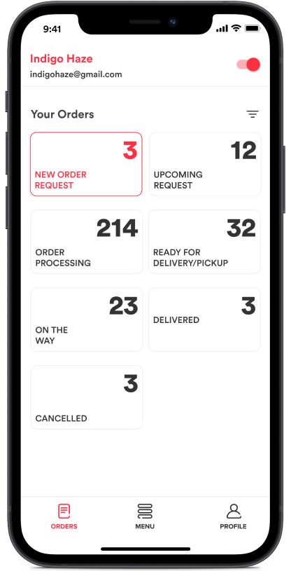 Doordash clone merchant app features