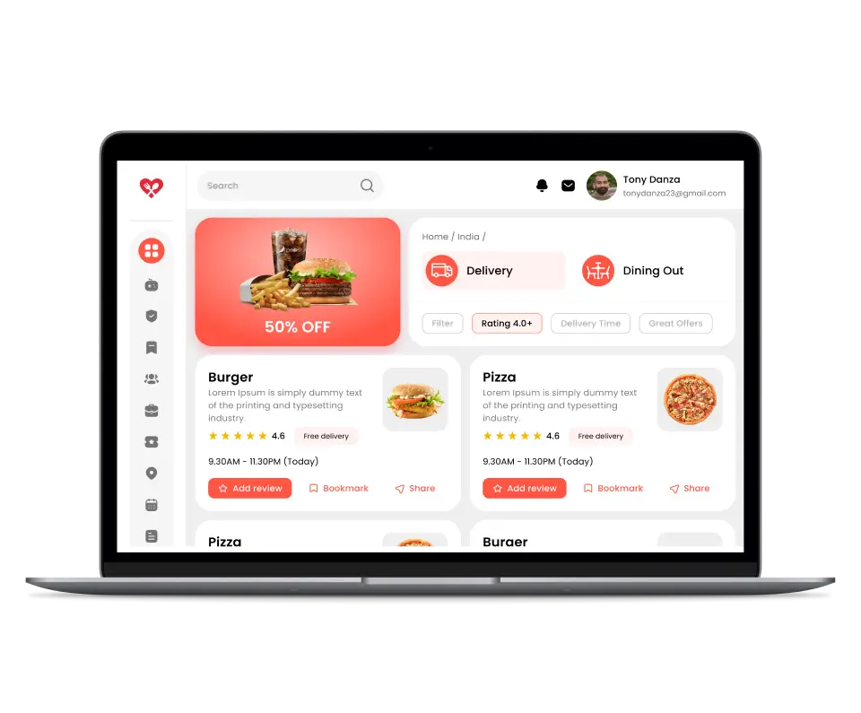 High quality order management app — Deonde restaurant platform