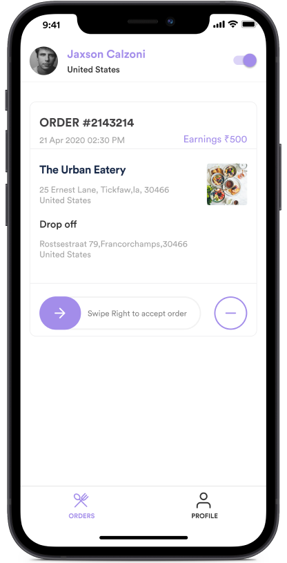 foodpanda delivery driver app
