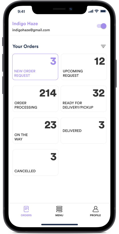 foodpanda clone merchant app features
