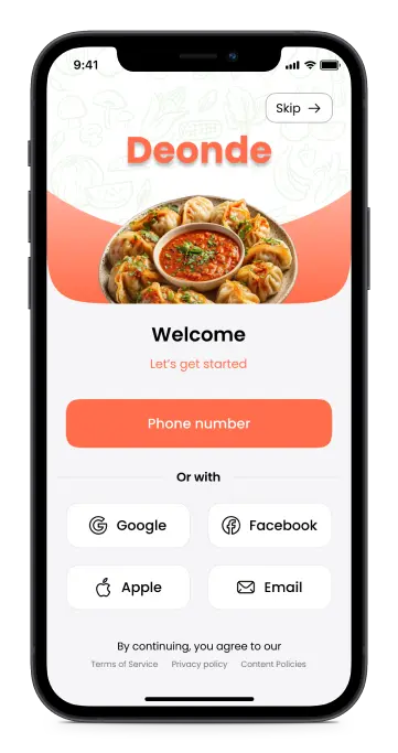 zepto clone app interface